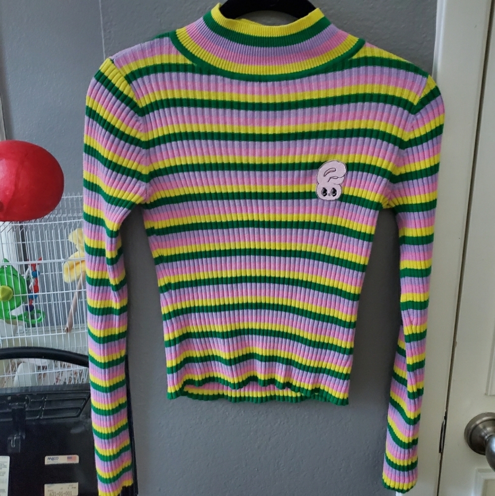 Lazy oaf Pastel Striped Esther Long Sleeve Top
